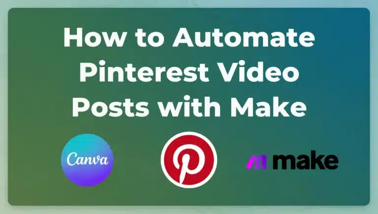 How to Automate Pinterest Video Posts with Make Thumbnail