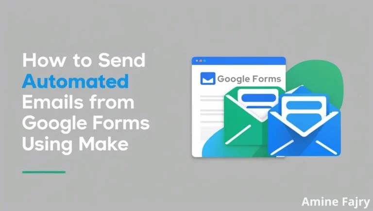 How to Send Automated Emails from Google Forms Using Make Thumbnail Image