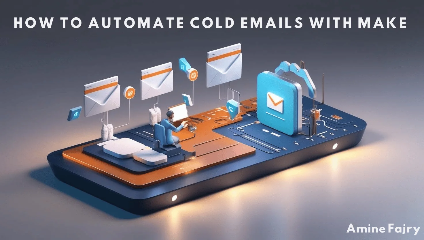 How to Automate Cold Emails with Make Thumbnail Image