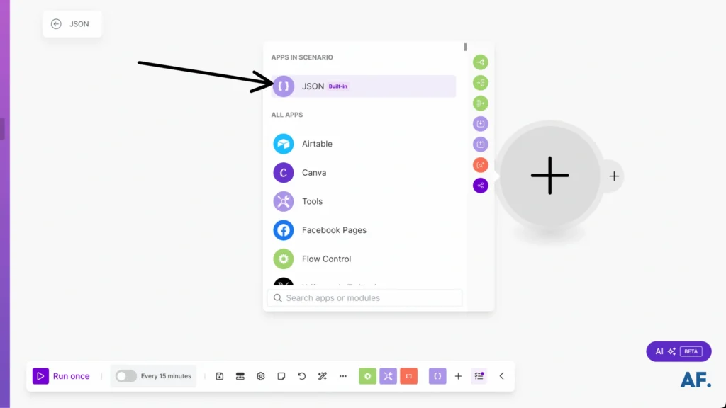 shows where json app