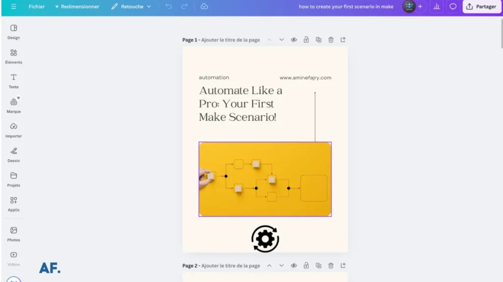 image design on canva