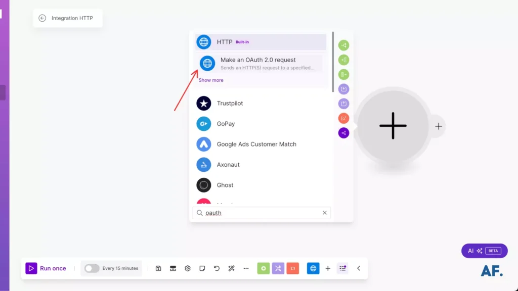 shows oauth module