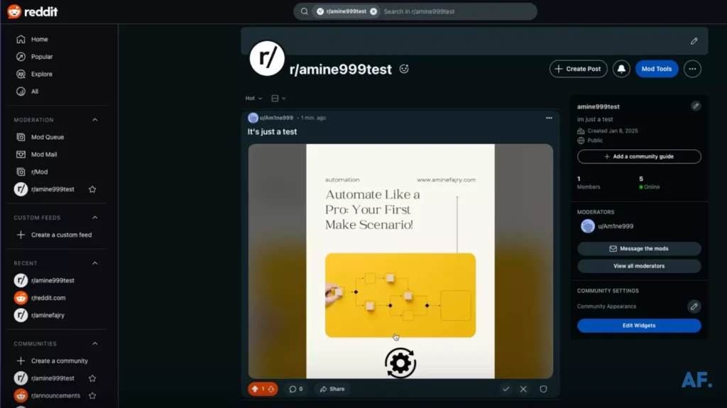 shows the published result we need on reddit community