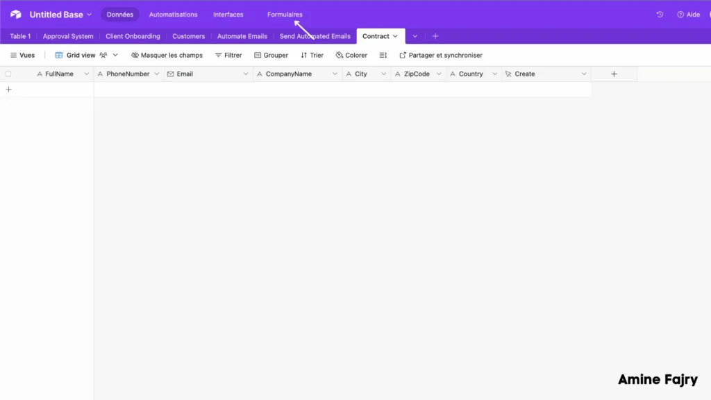 form button on airtable