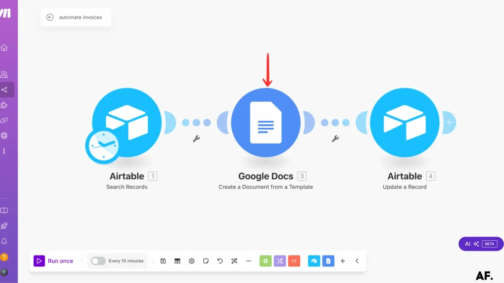 google docs airtable module