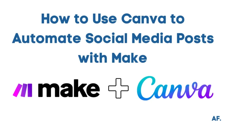 How to Use Canva to Automate Social Media Posts with Make Thumbnail