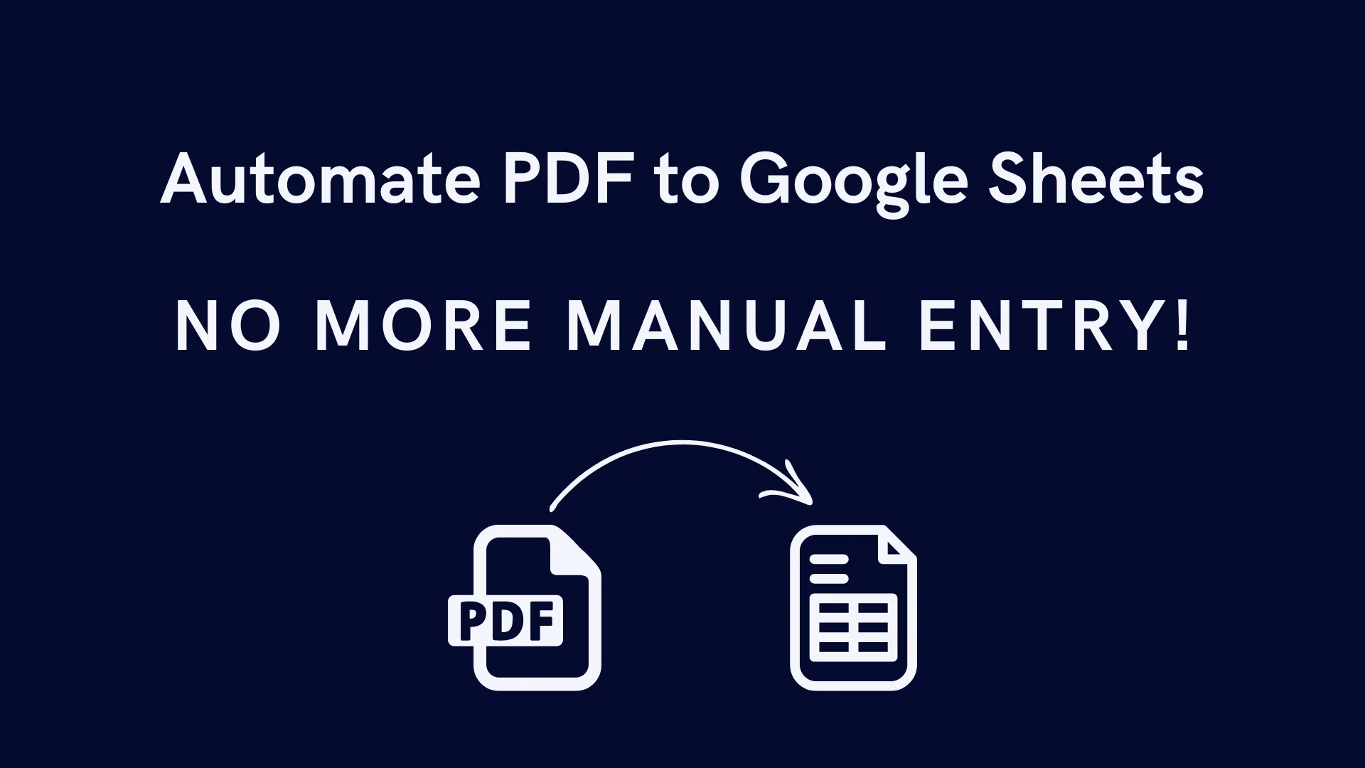 PDF to Google Sheets: Quick Automation with Make & ChatGPT Thumbnail Image